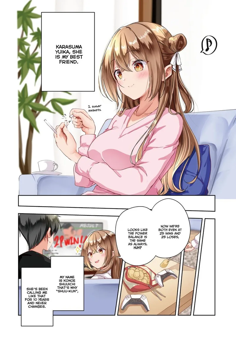 Danshi da to Omotteita Osanajimi to no Shinkon Seikatsu ga Umaku Ikisugiru Ken ni Tsuite Chapter 1.1 page 2