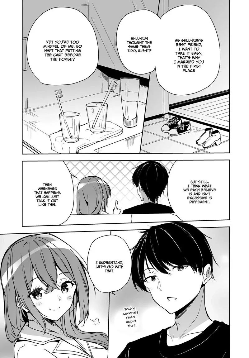 Danshi da to Omotteita Osanajimi to no Shinkon Seikatsu ga Umaku Ikisugiru Ken ni Tsuite Chapter 2 page 21