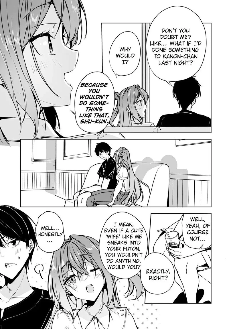 Danshi da to Omotteita Osanajimi to no Shinkon Seikatsu ga Umaku Ikisugiru Ken ni Tsuite Chapter 20 page 21