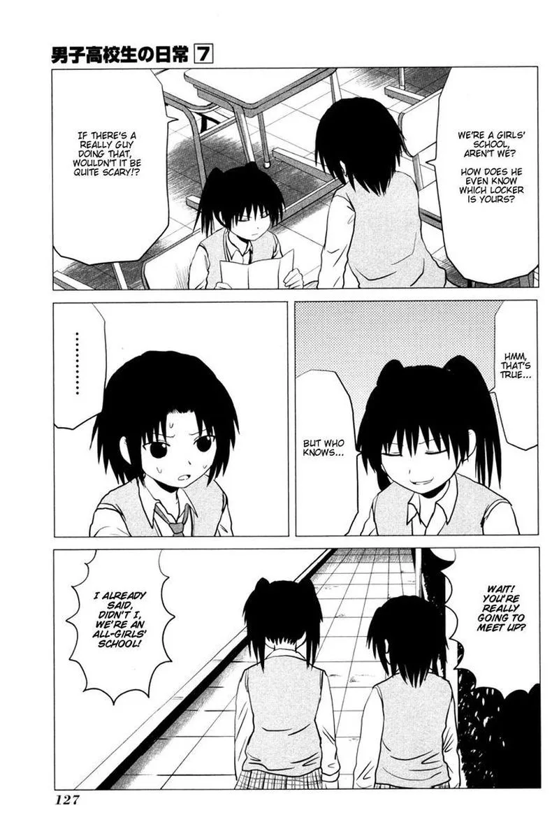 Danshi Koukousei no Nichijou Chapter 107 page 25