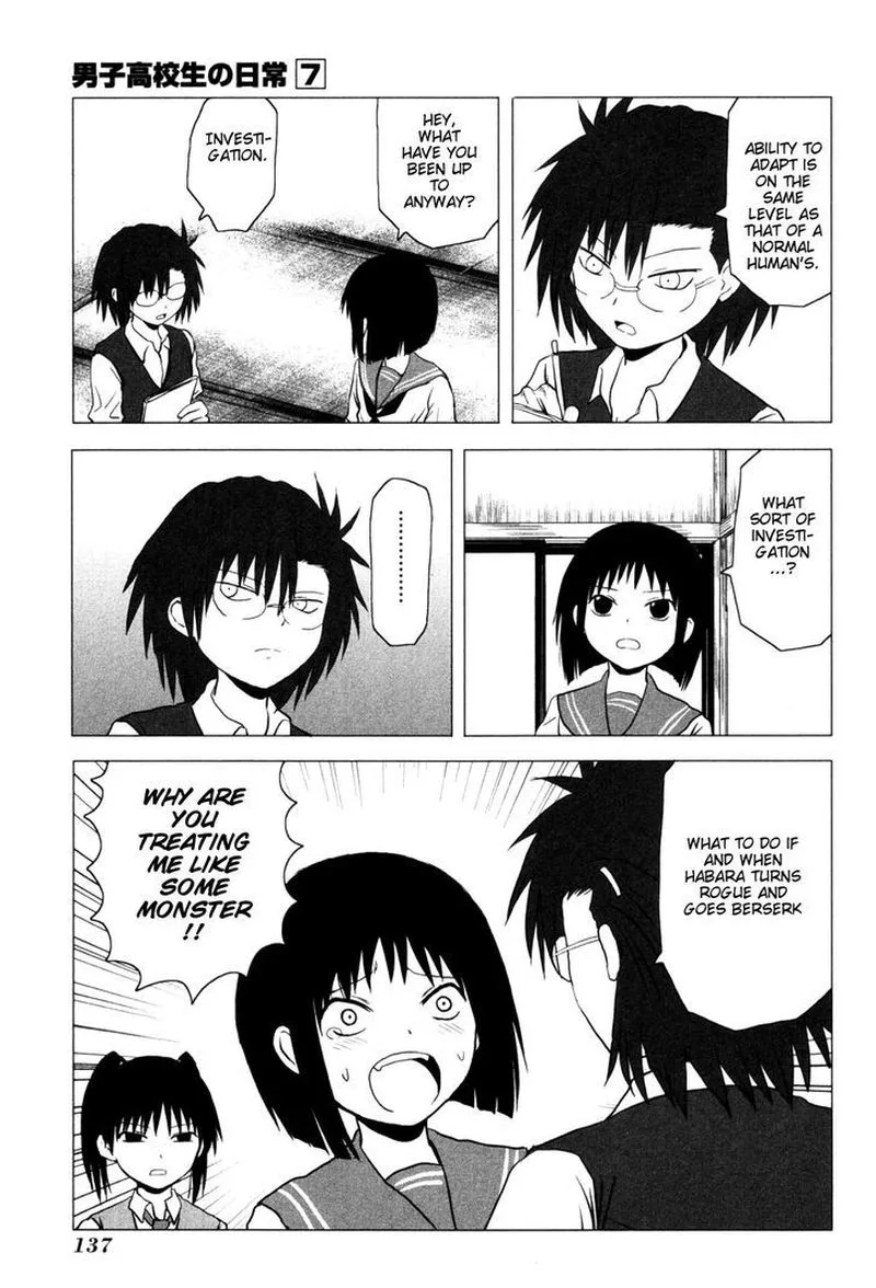 Danshi Koukousei no Nichijou Chapter 107 page 35