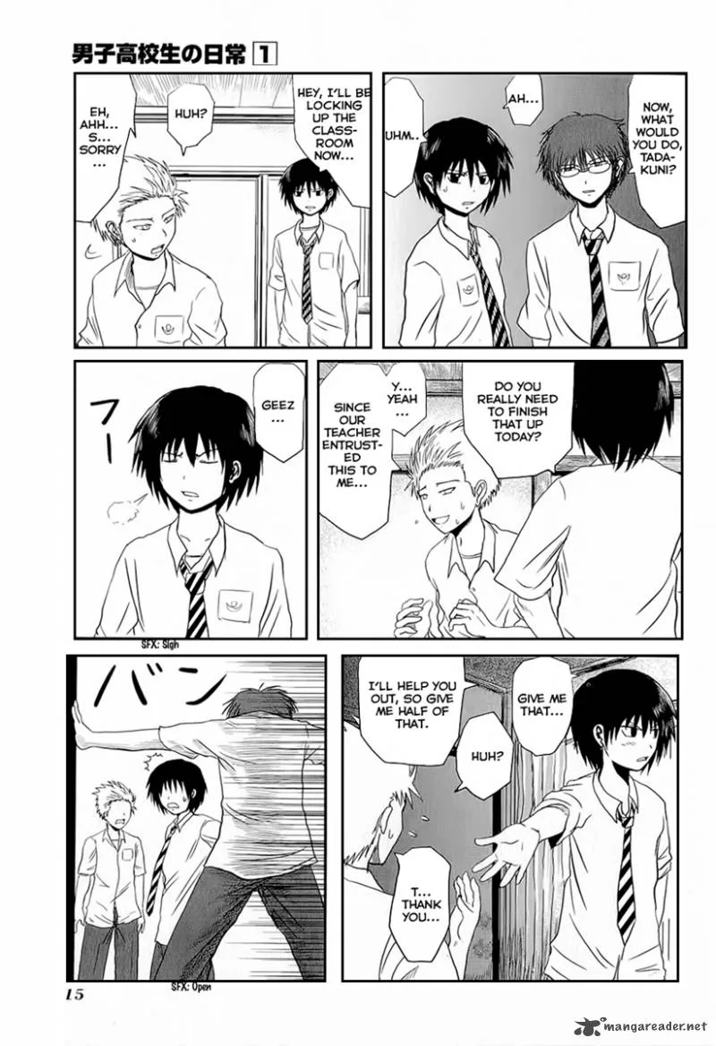 Danshi Koukousei no Nichijou Chapter 2 page 4