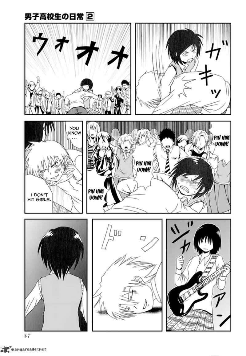 Danshi Koukousei no Nichijou Chapter 22 page 9