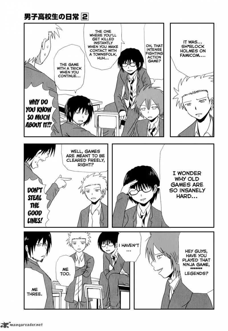 Danshi Koukousei no Nichijou Chapter 32 page 5