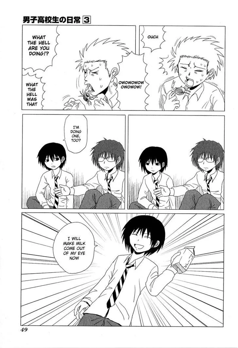 Danshi Koukousei no Nichijou Chapter 39 page 3