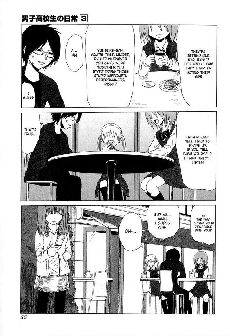 Danshi Koukousei no Nichijou Chapter 40 page 3