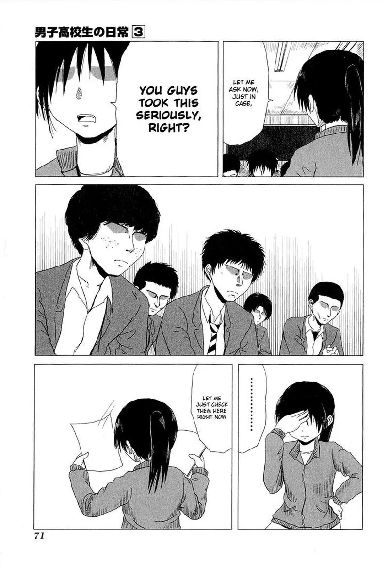 Danshi Koukousei no Nichijou Chapter 42 page 3