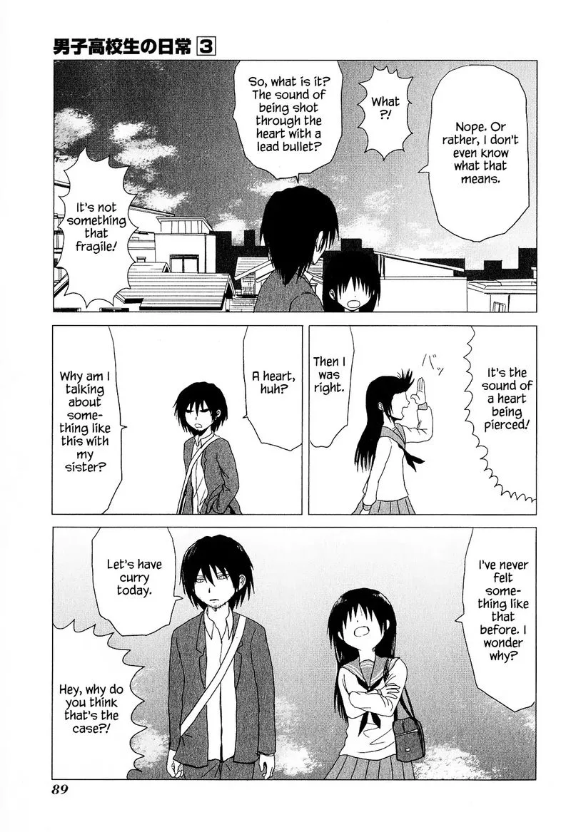 Danshi Koukousei no Nichijou Chapter 45 page 3