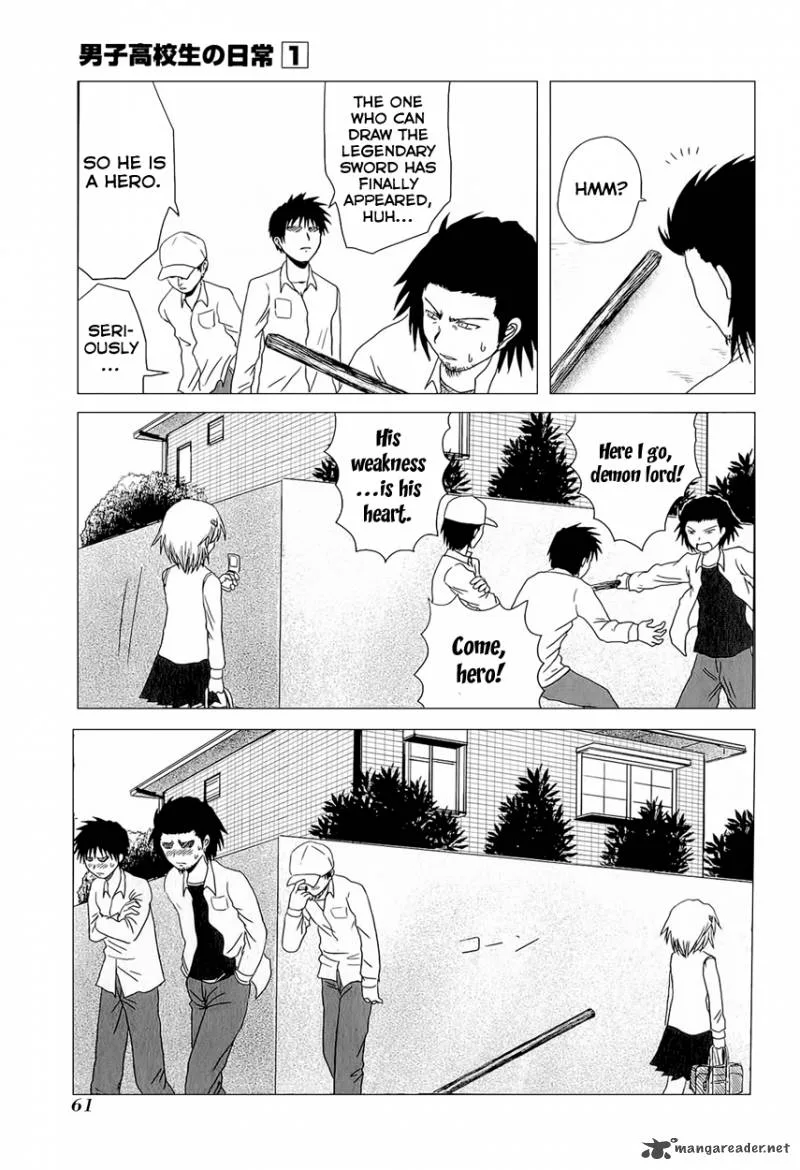 Danshi Koukousei no Nichijou Chapter 6 page 10