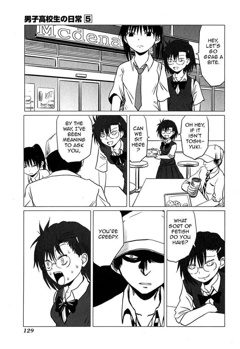 Danshi Koukousei no Nichijou Chapter 81 page 21
