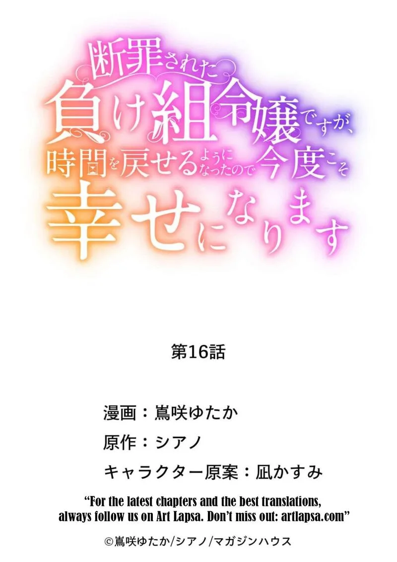 Danzaisareta Makegumi Reijou desu ga, Jikan wo Modoseru you ni Natta no de Kondokoso ni Shiawase ni narimasu Chapter 16 page 28