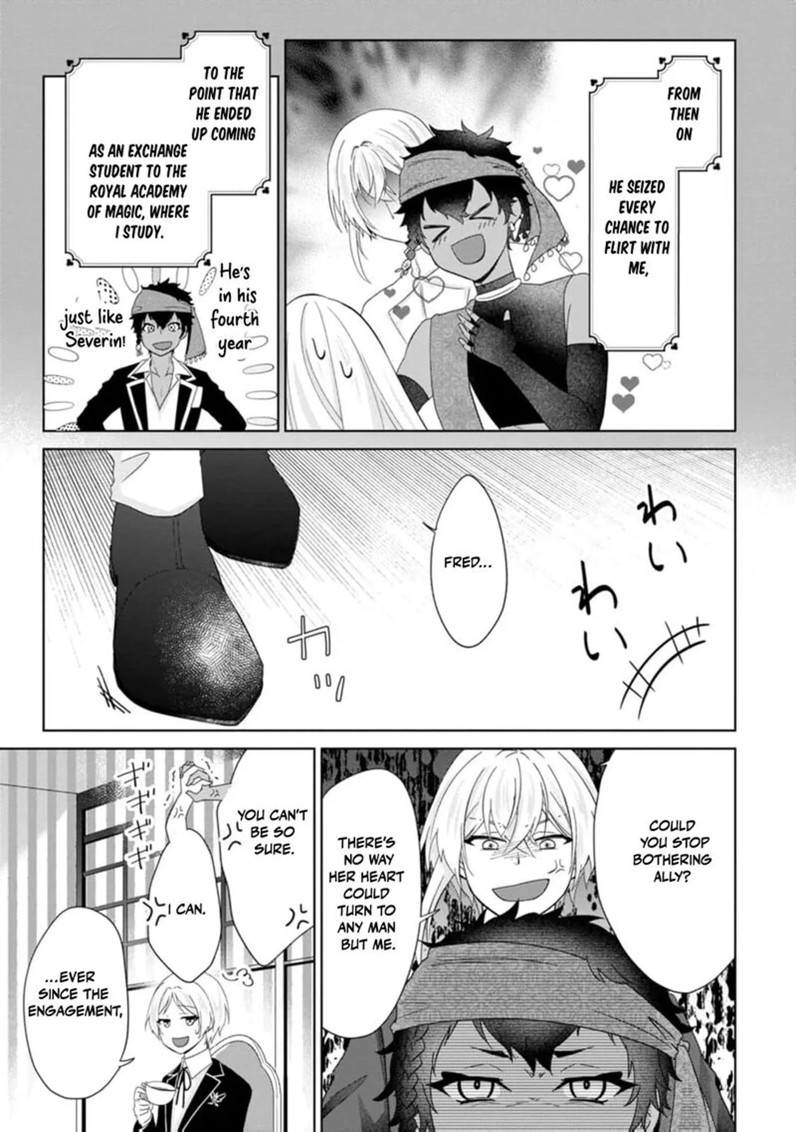 Danzaisareteiru Akuyaku Reijou to Irekawatte Konyakusha-tachi wo Buttobashitara, Dekiai ga Matte Imashita Chapter 21 page 13