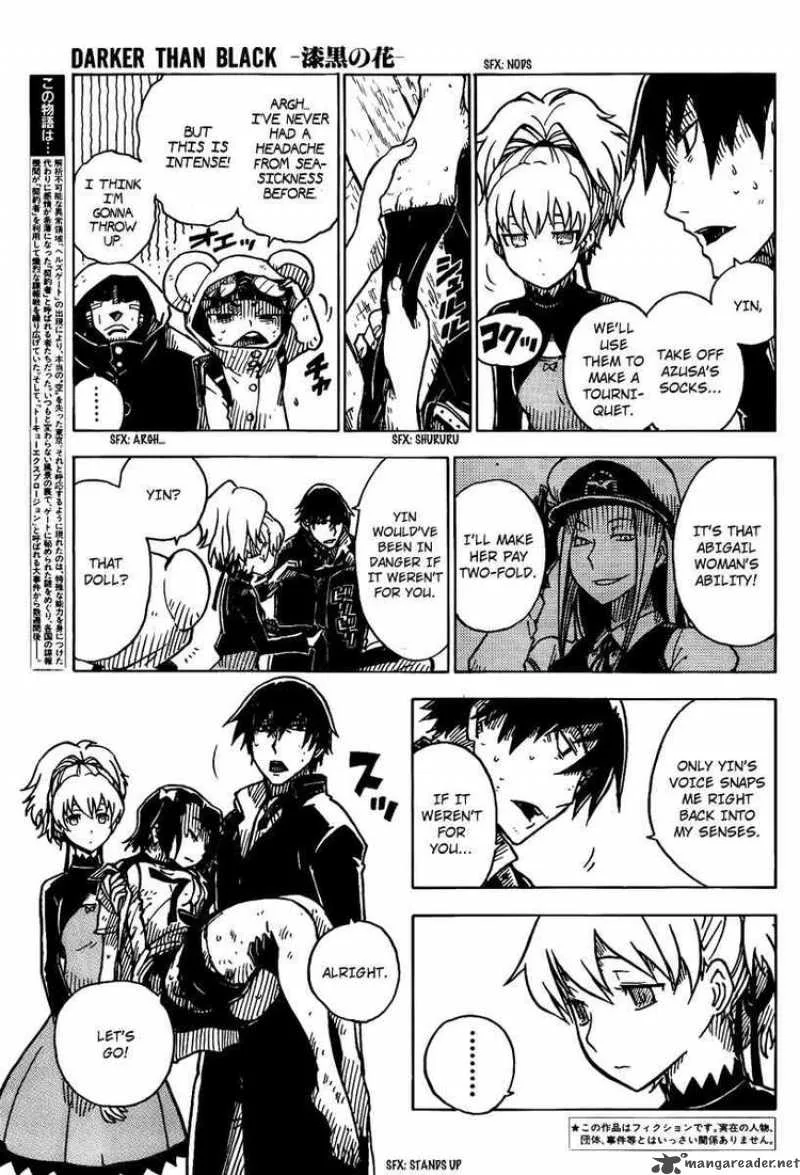 Darker Than Black - Shikkoku no Hana Chapter 15 page 3