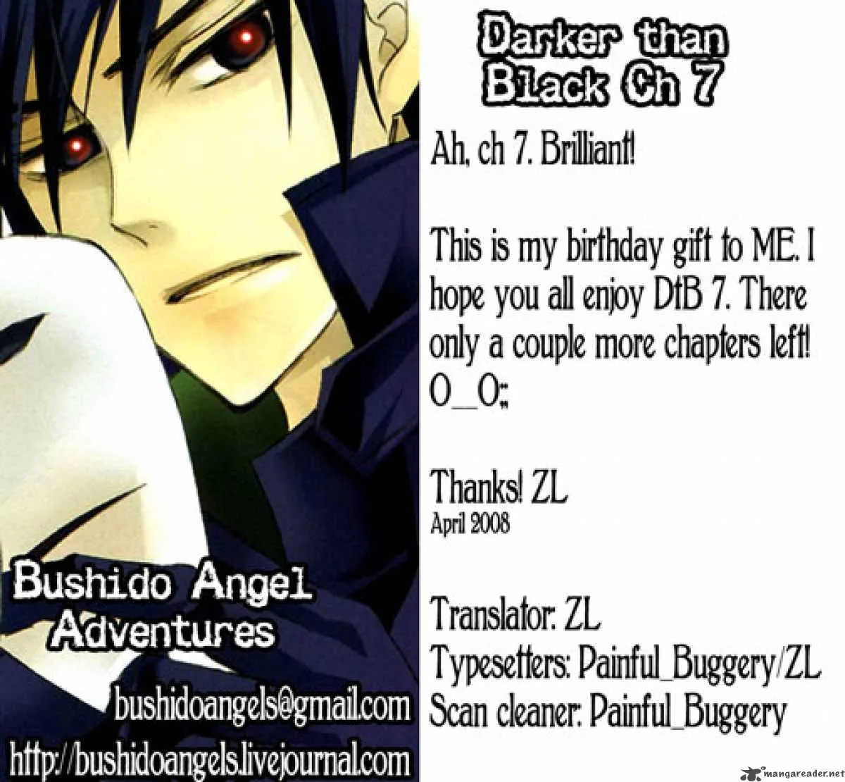 Darker than BLACK Chapter 7 page 1