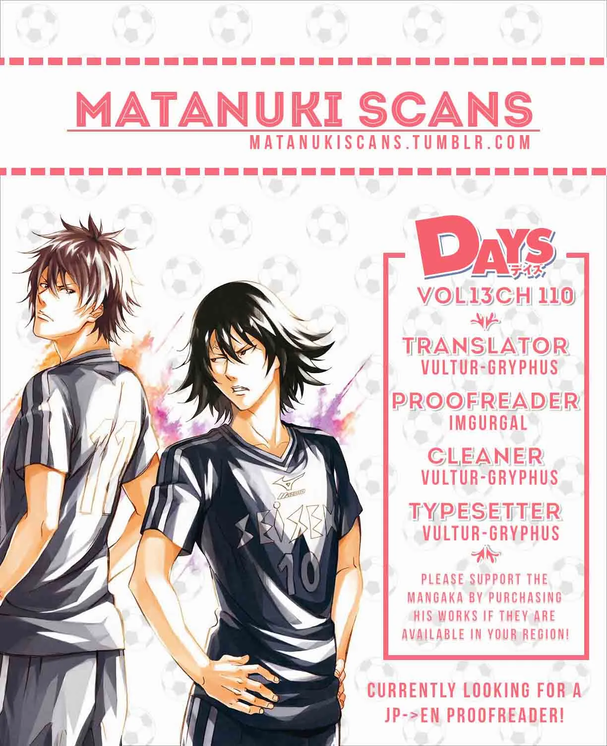 Days Chapter 110 page 1