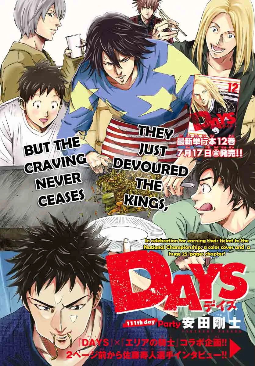Days Chapter 111 page 1