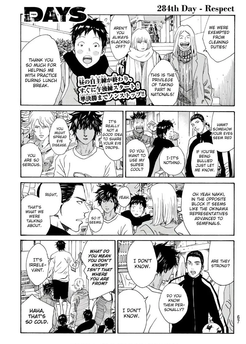 Days Chapter 284 page 1