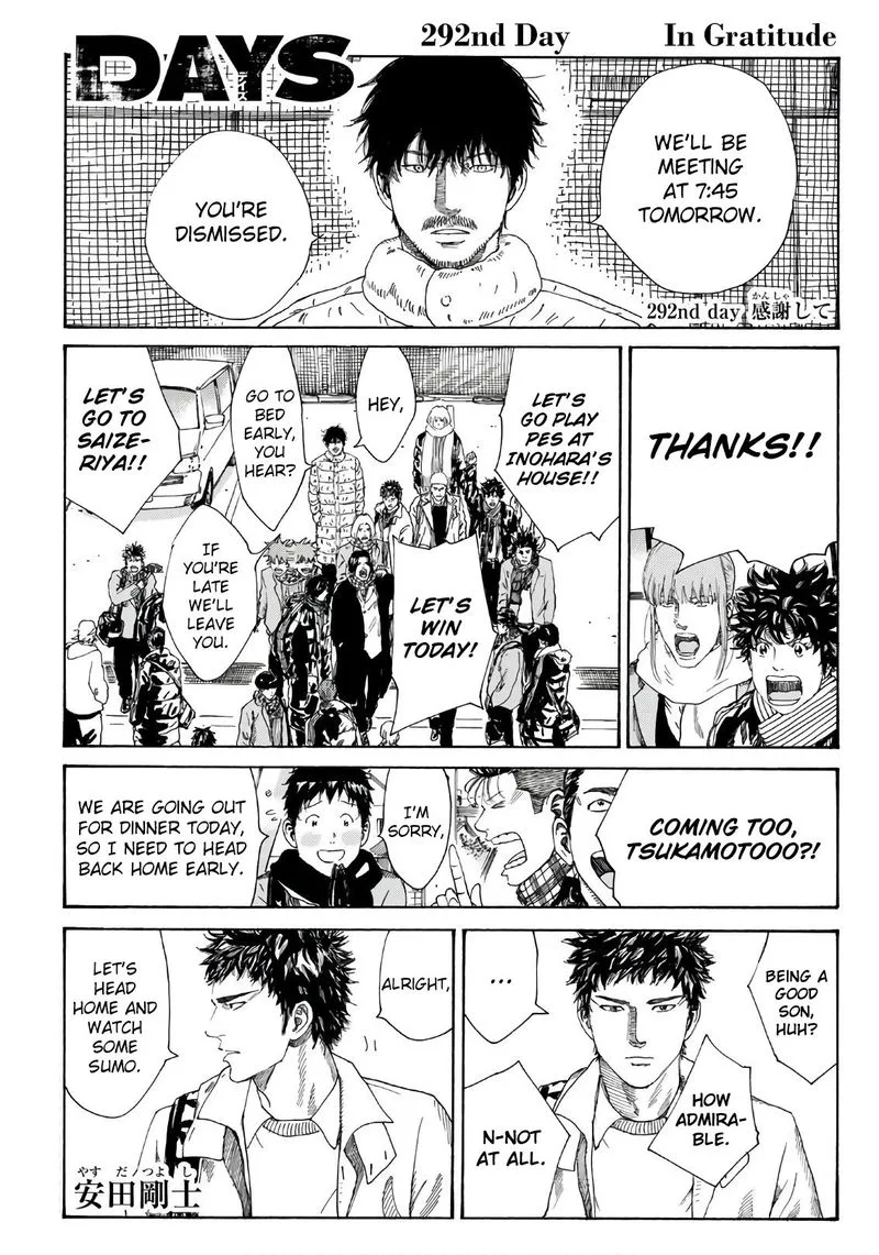 Days Chapter 292 page 1
