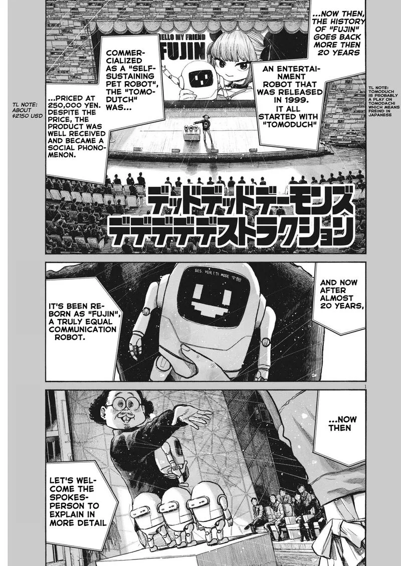 Dead Dead Demon's Dededededestruction Chapter 100 page 2