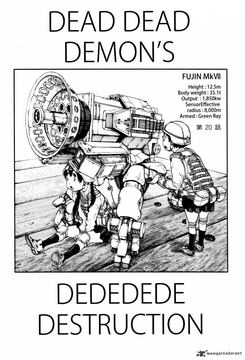 Dead Dead Demon's Dededededestruction Chapter 20 page 1