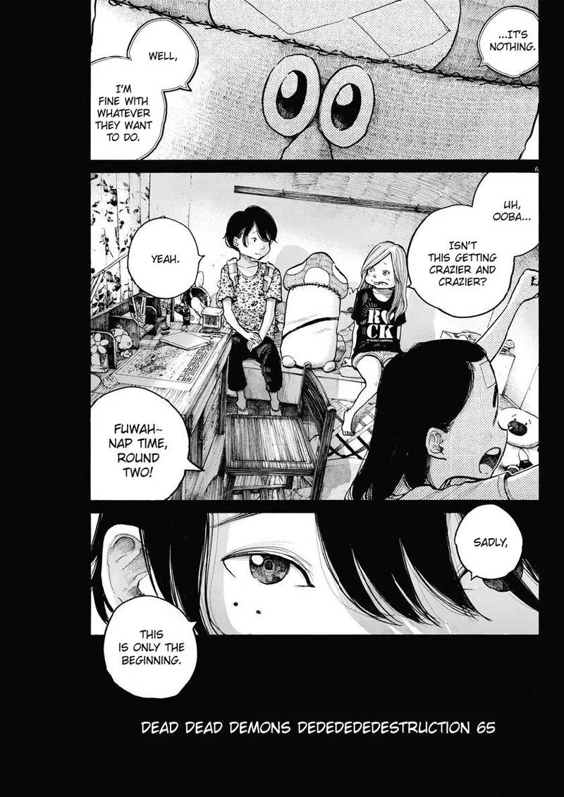 Dead Dead Demon's Dededededestruction Chapter 65 page 6
