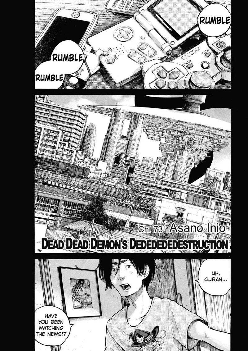 Dead Dead Demon's Dededededestruction Chapter 73 page 1