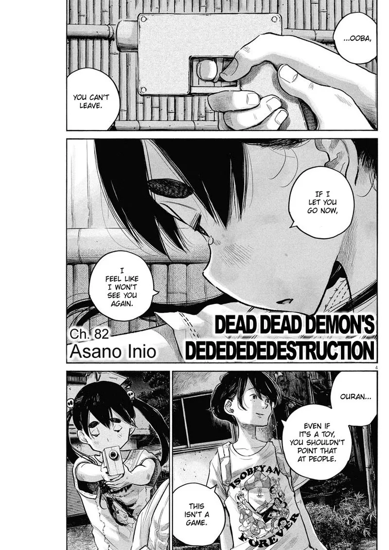 Dead Dead Demon's Dededededestruction Chapter 82 page 1