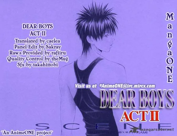 Dear Boys Act II Chapter 1 page 1