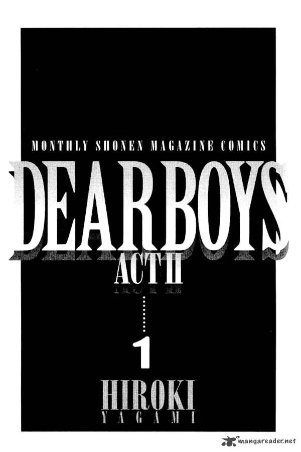Dear Boys Act II Chapter 1 page 4