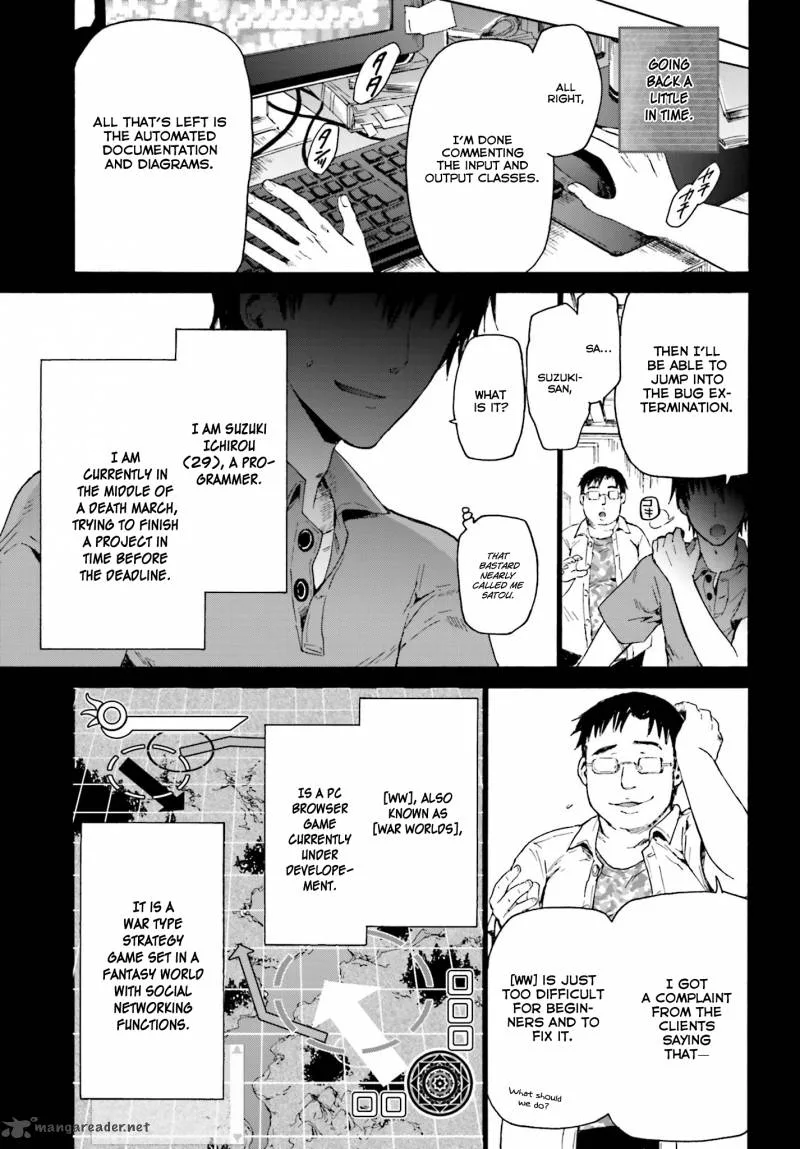 Death March kara Hajimaru Isekai Kyousoukyoku Chapter 1 page 4