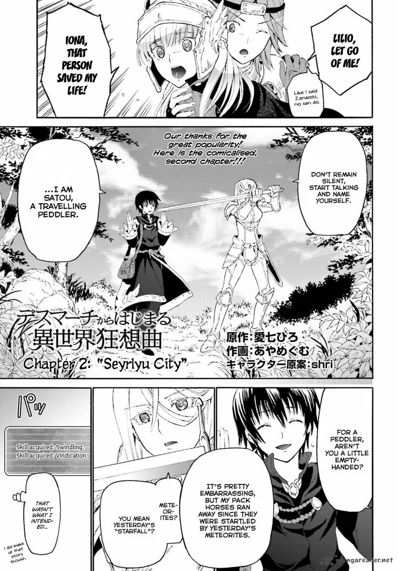 Death March kara Hajimaru Isekai Kyousoukyoku Chapter 2 page 1