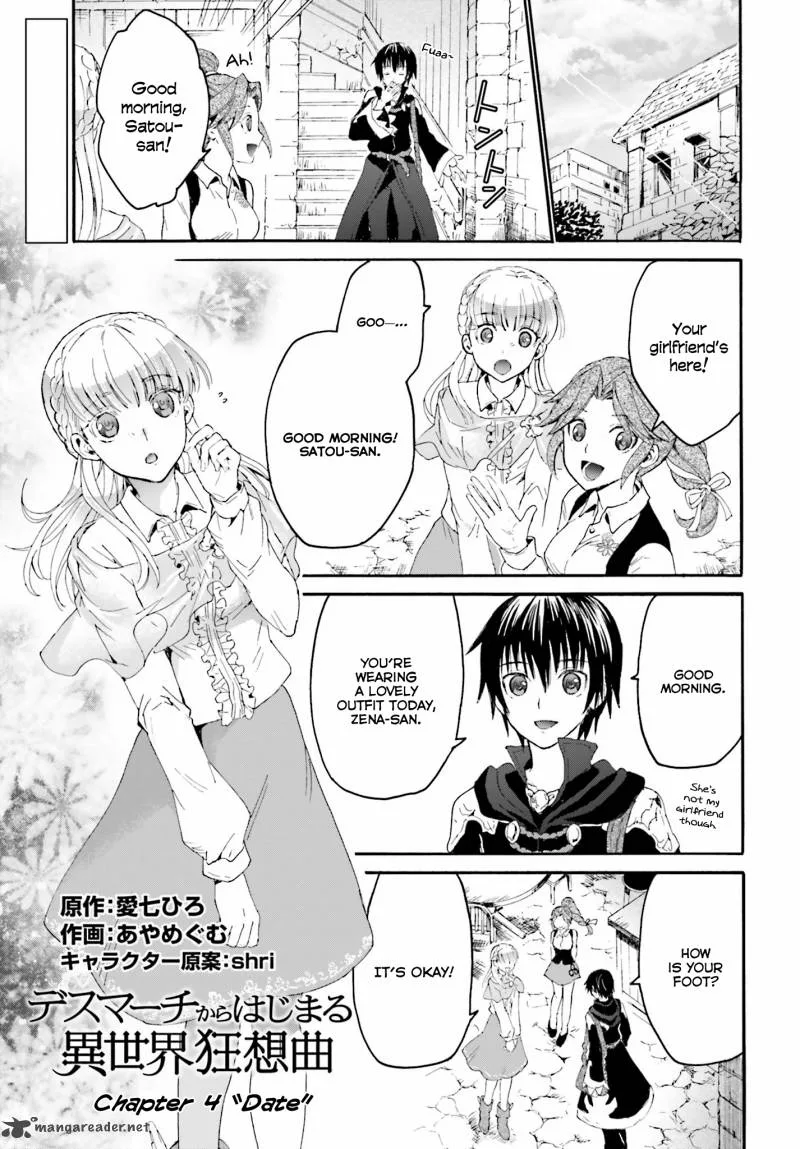 Death March kara Hajimaru Isekai Kyousoukyoku Chapter 4 page 1