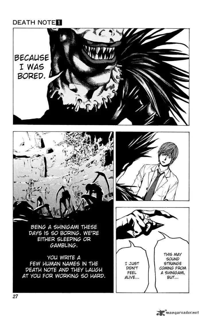 Death Note Chapter 1 page 25