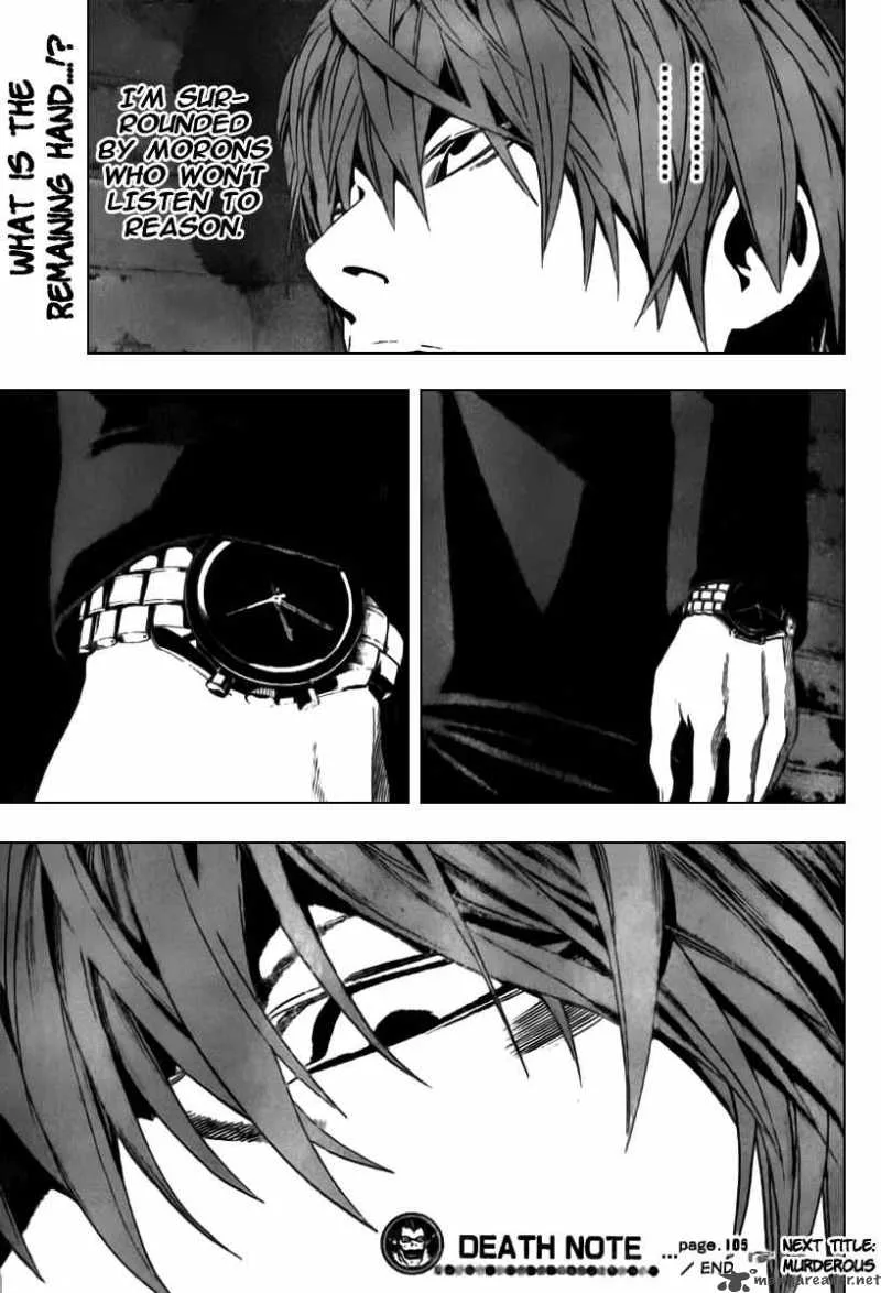 Death Note Chapter 105 page 20