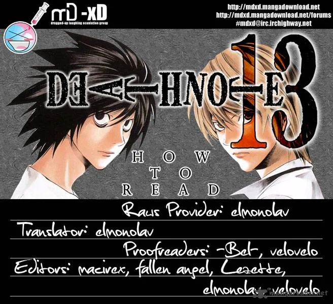 Death Note Chapter 109 page 1