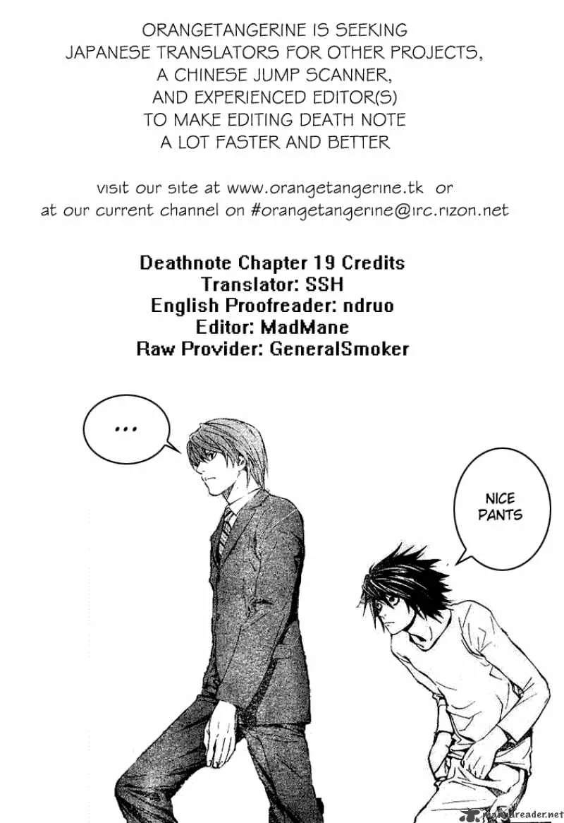 Death Note Chapter 19 page 20