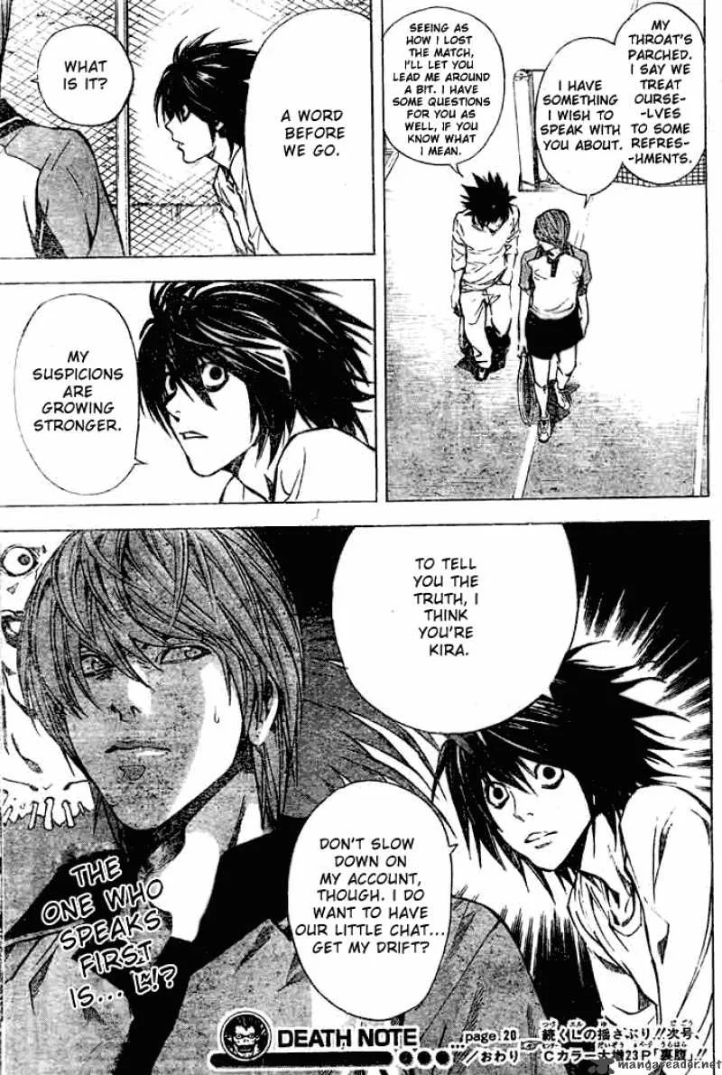 Death Note Chapter 20 page 19