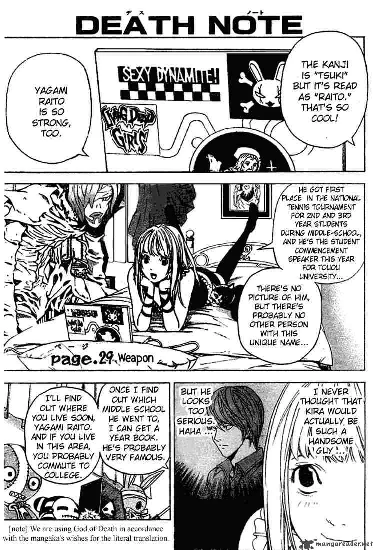 Death Note Chapter 29 page 1