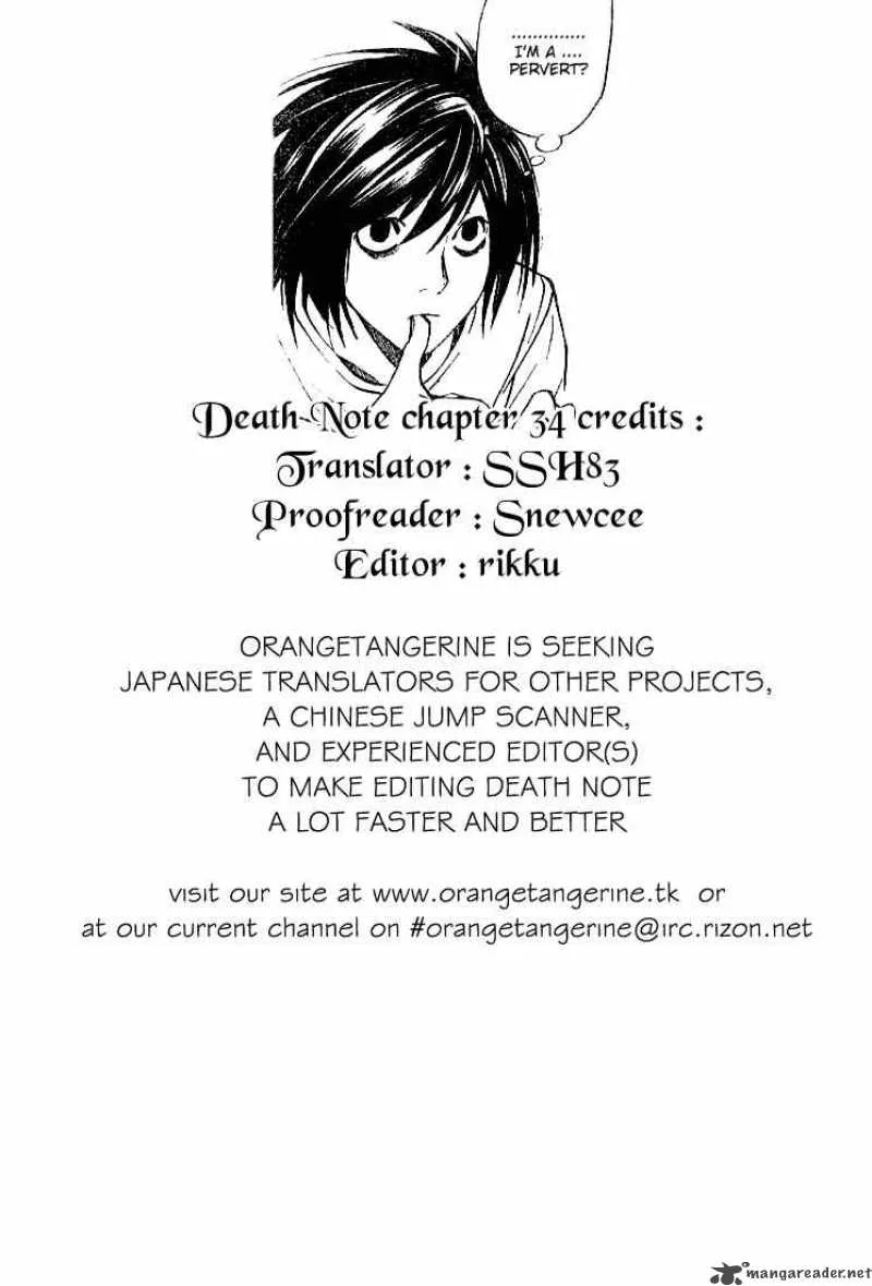 Death Note Chapter 34 page 22