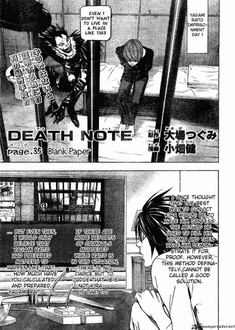 Death Note Chapter 35 page 1