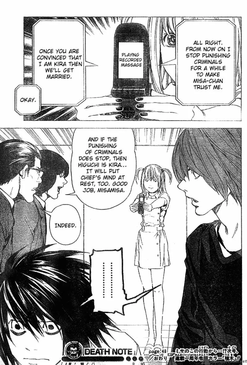 Death Note Chapter 48 page 21