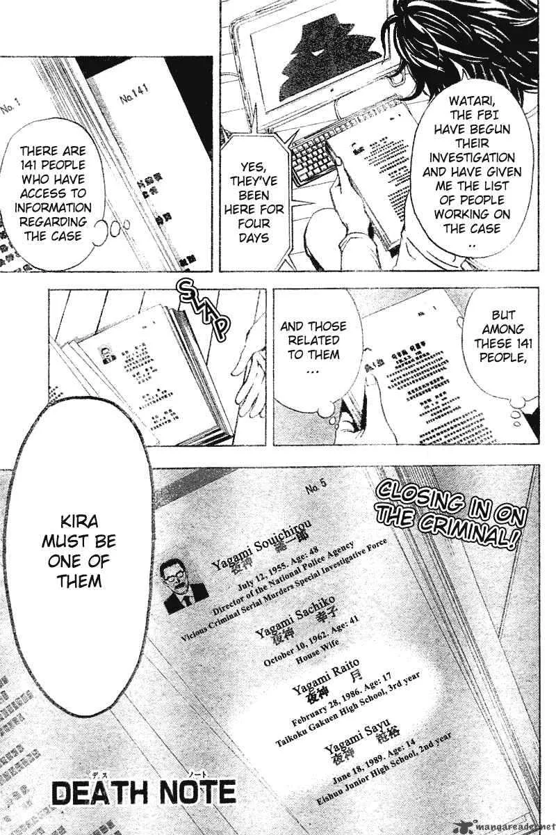 Death Note Chapter 5 page 1
