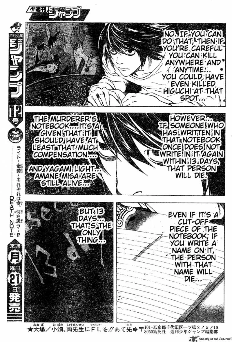 Death Note Chapter 57 page 18
