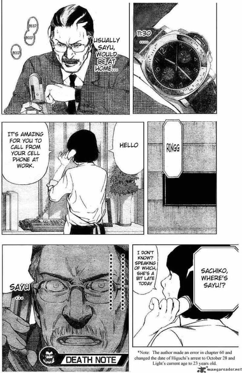 Death Note Chapter 61 page 20