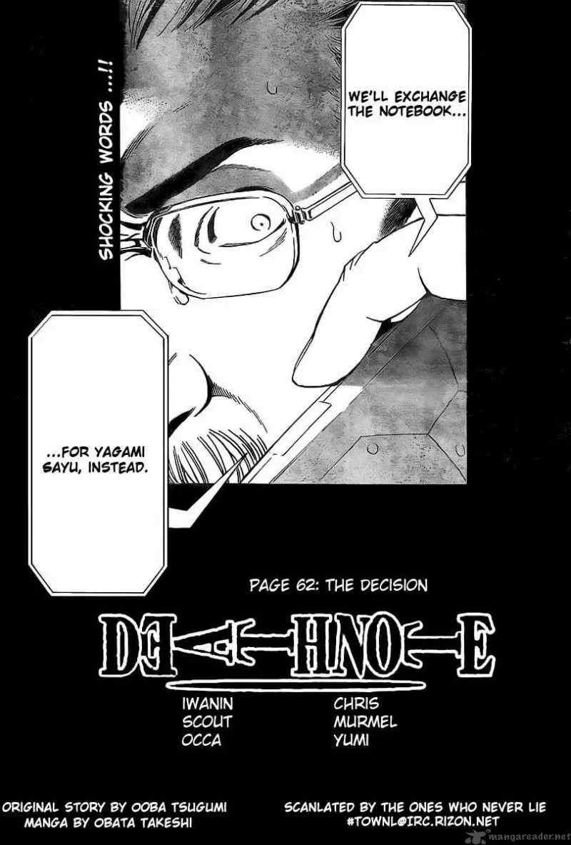 Death Note Chapter 62 page 2