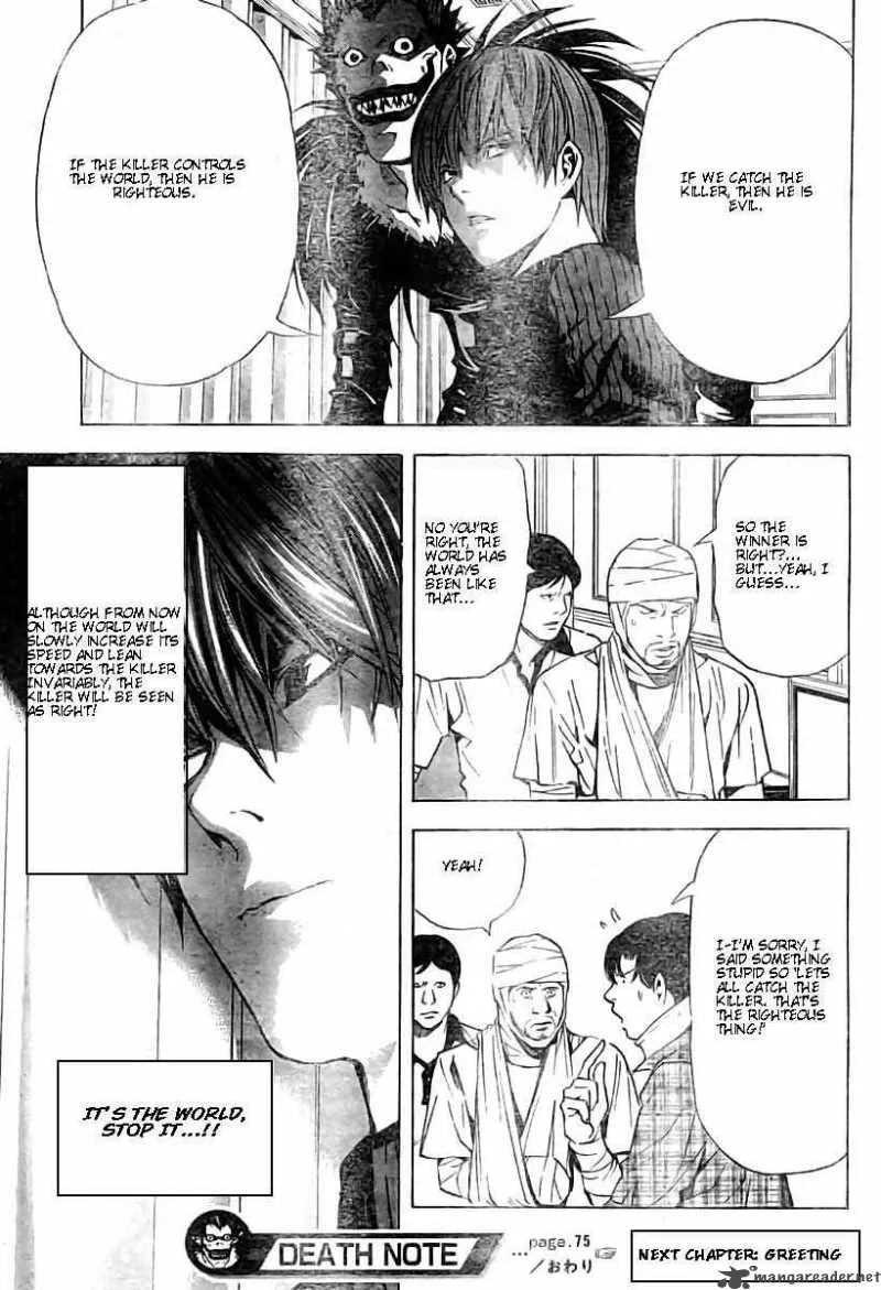 Death Note Chapter 75 page 21