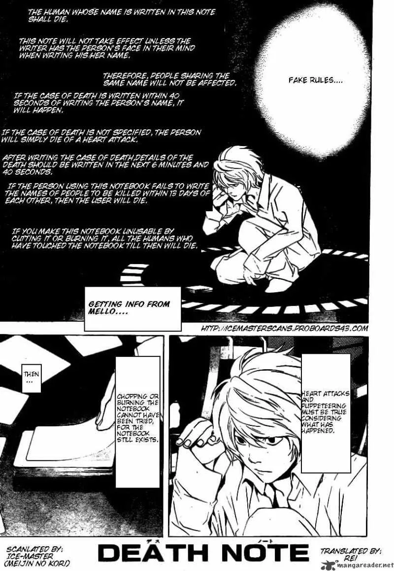 Death Note Chapter 78 page 1