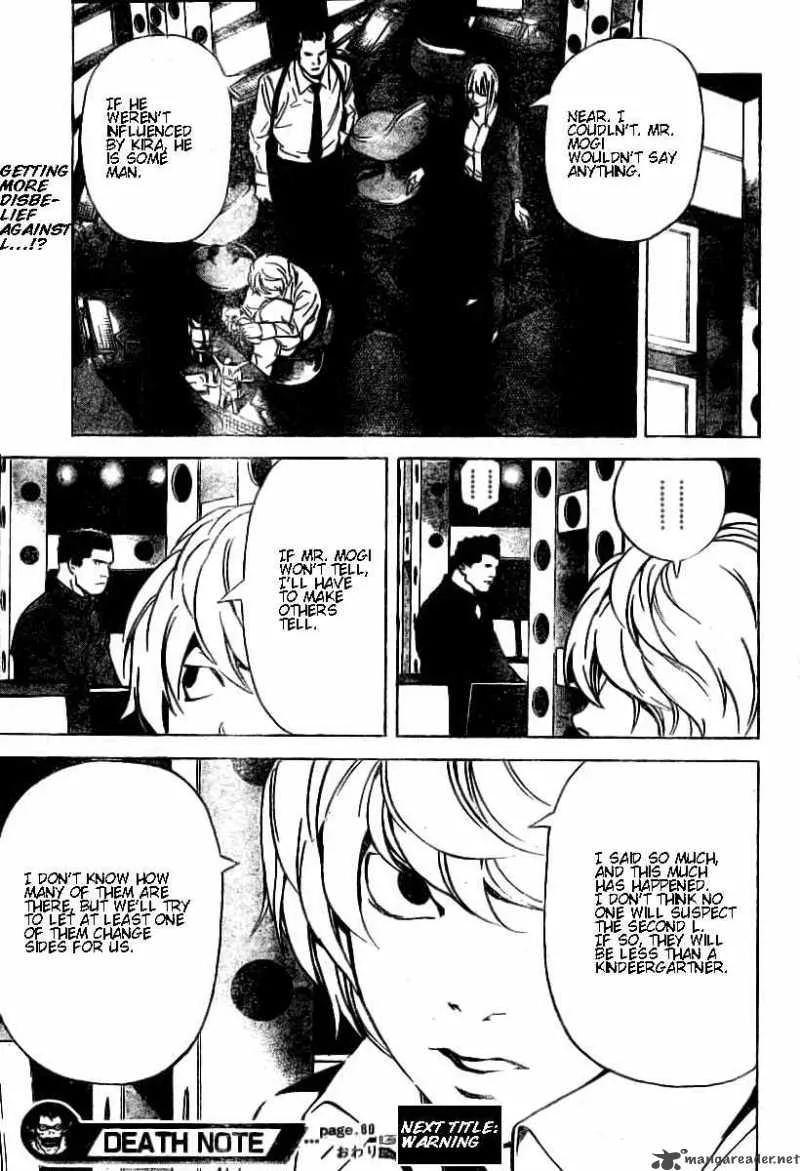 Death Note Chapter 80 page 19