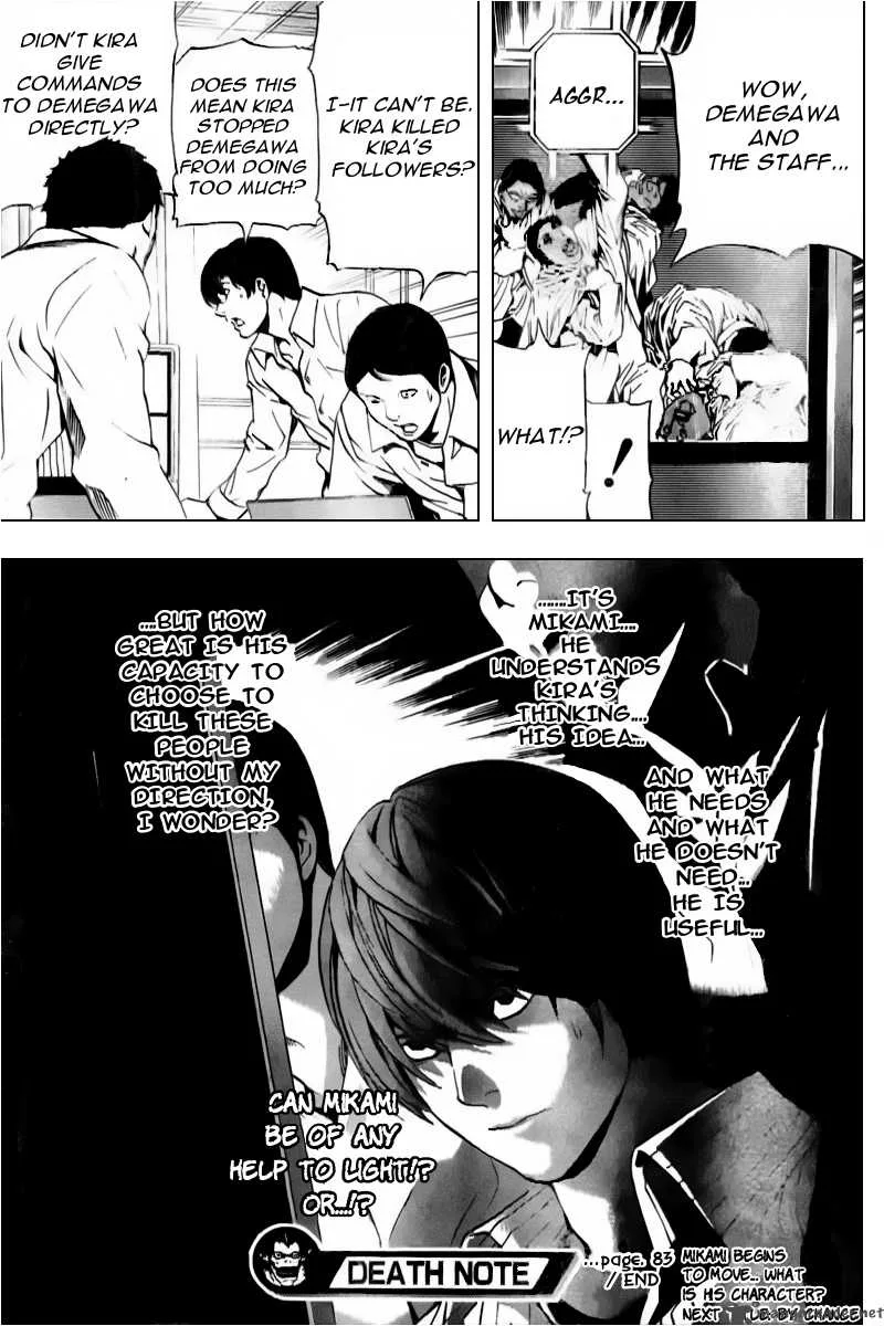 Death Note Chapter 83 page 20