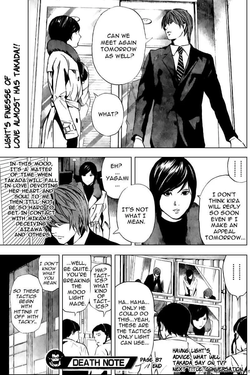 Death Note Chapter 87 page 20